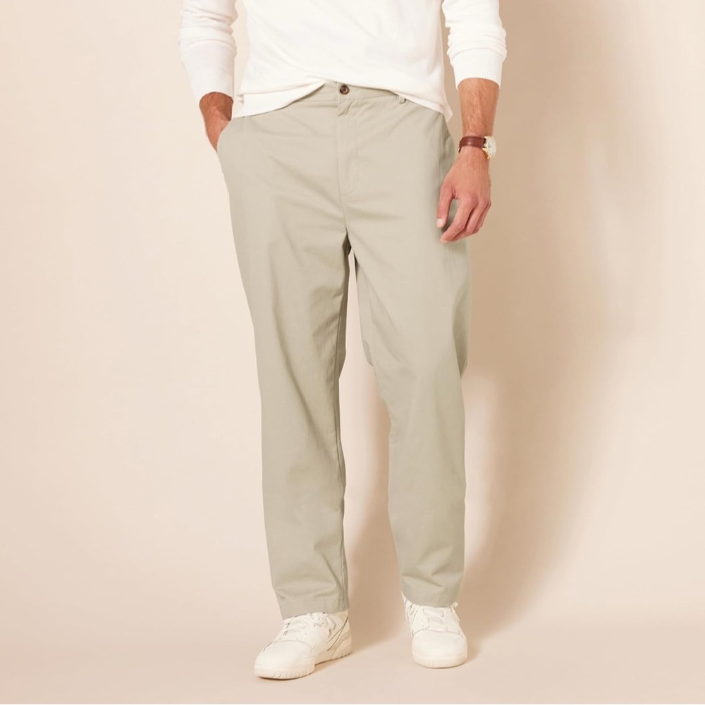 Amazon Essentials Men's Wrinkle Resistant Khaki Pants size 29x32